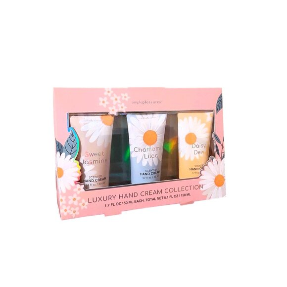 Simple Pleasures Set of 3 Luxury Hand Cream Collection - Picture 2 of 3